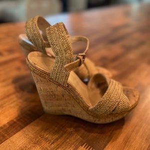 Stuart Weitzman cork sandals